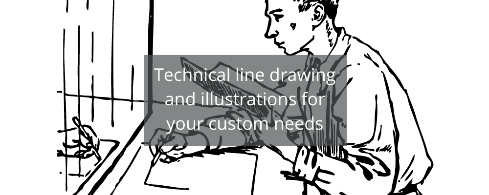Technical-line-drawing-and-illustrations