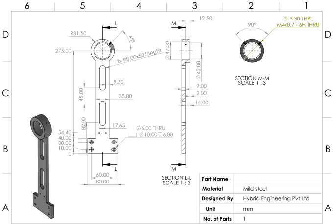 2D-drawing-CAD-solidworks